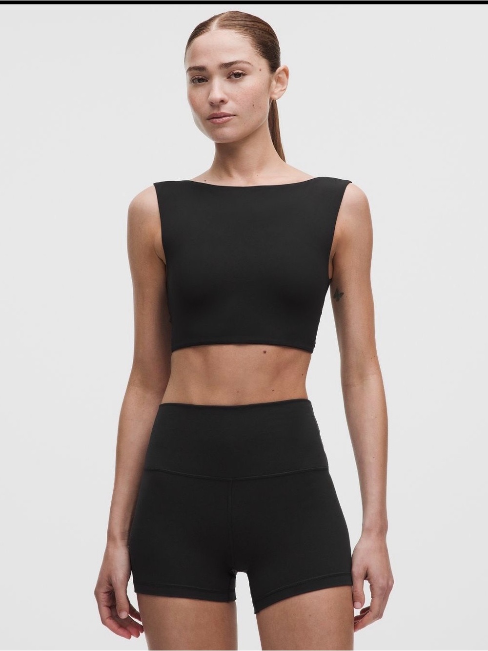 Lululemon Bend This Front-to-Back Bra Boat and Scoop Neck Bra in Black Size L/XL